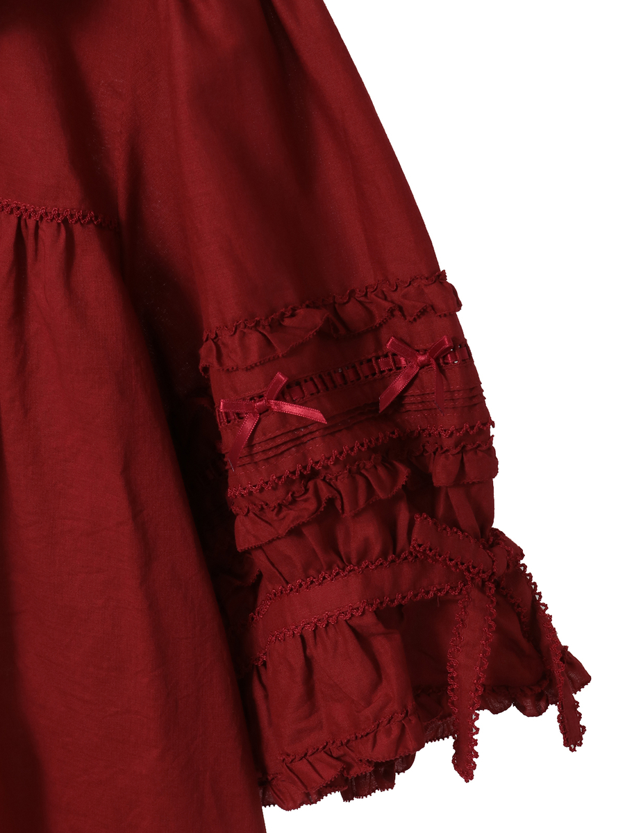 フリル襟付きブラウス 詳細画像 ダンガリーコン 13