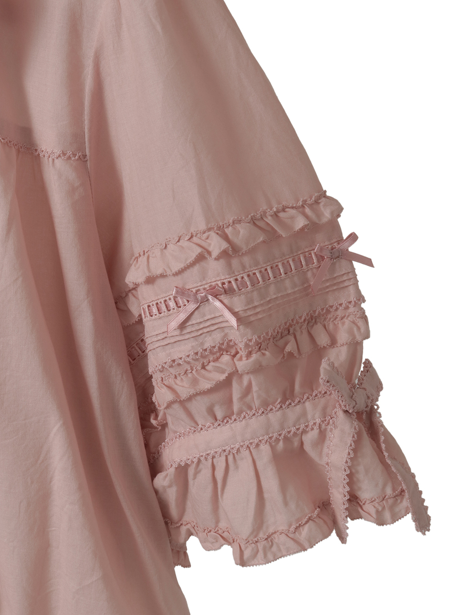 フリル襟付きブラウス 詳細画像 ダンガリーコン 4