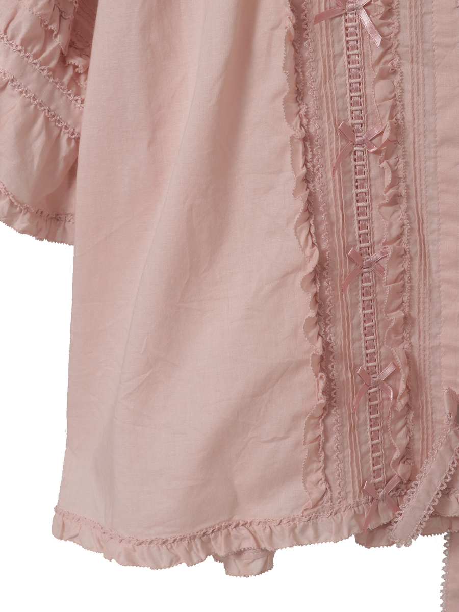 フリル襟付きブラウス 詳細画像 ダンガリーコン 5