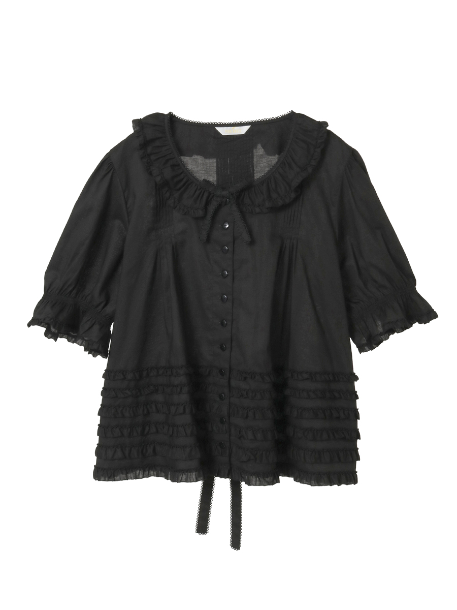 ローンブラウス 詳細画像 クロ 1