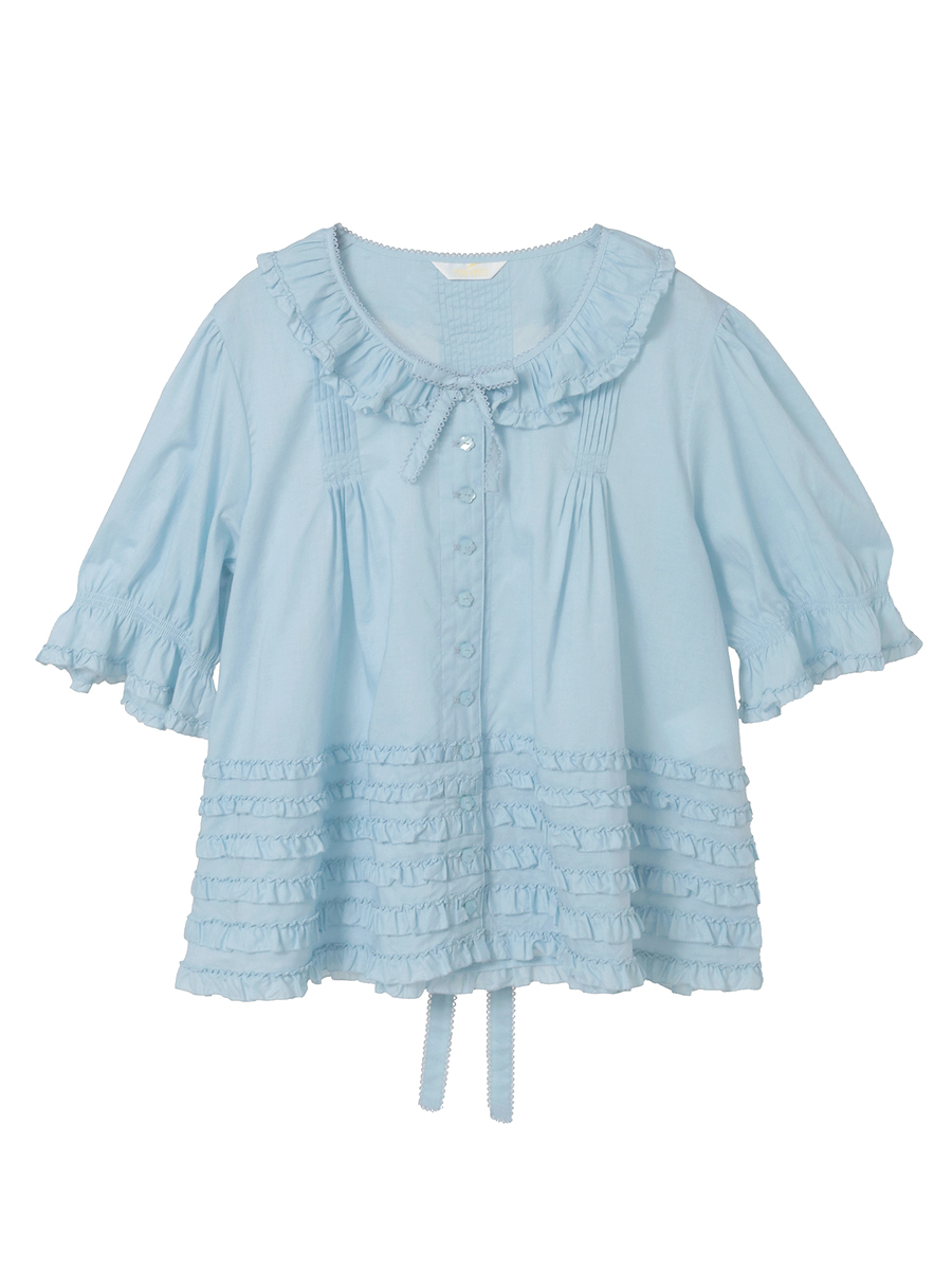 ローンブラウス 詳細画像 ブルー 1