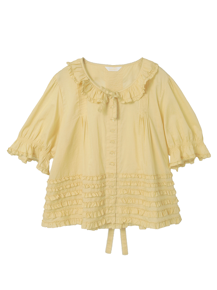 ローンブラウス 詳細画像 イエロー 1