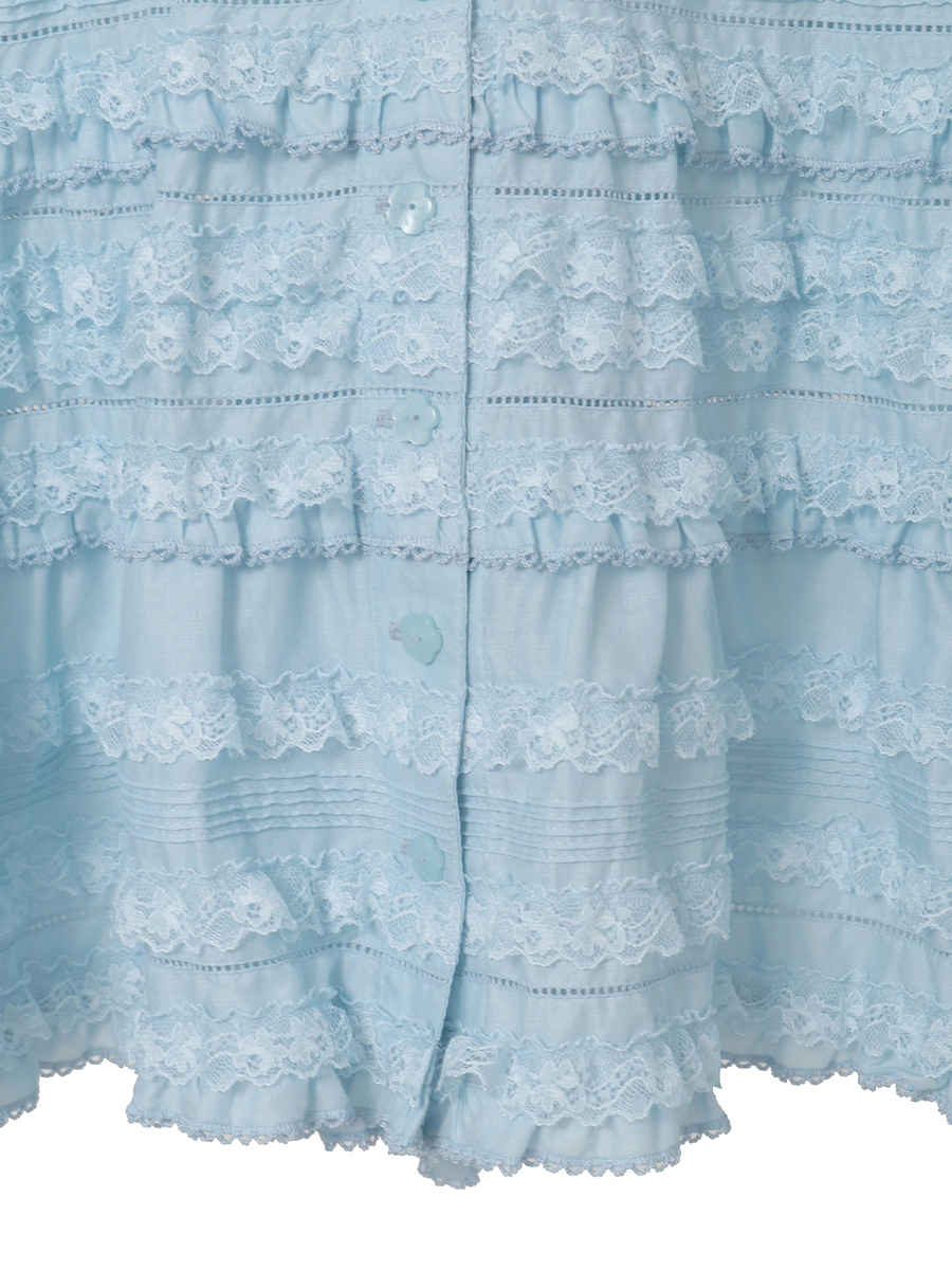 レース使いローンブラウス 詳細画像 イエロー 15