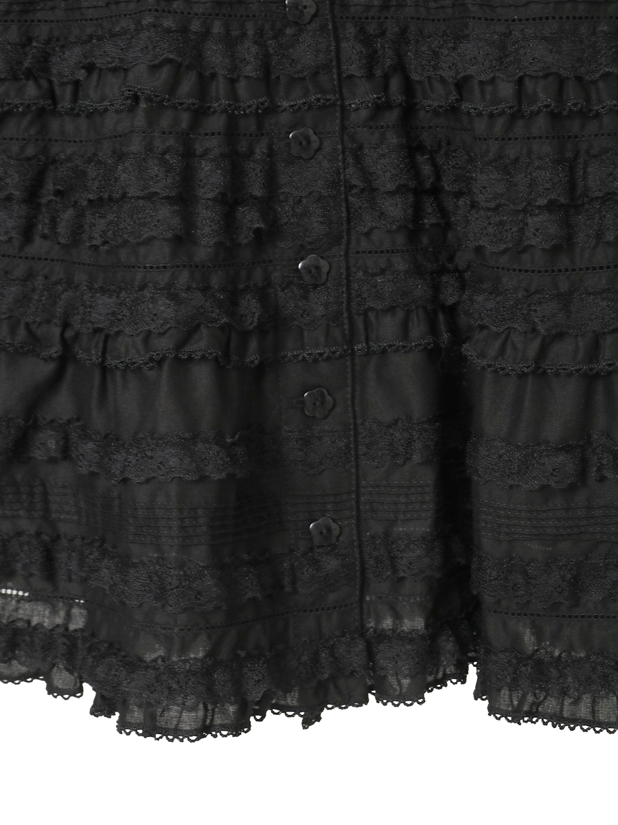 レース使いローンブラウス 詳細画像 イエロー 9