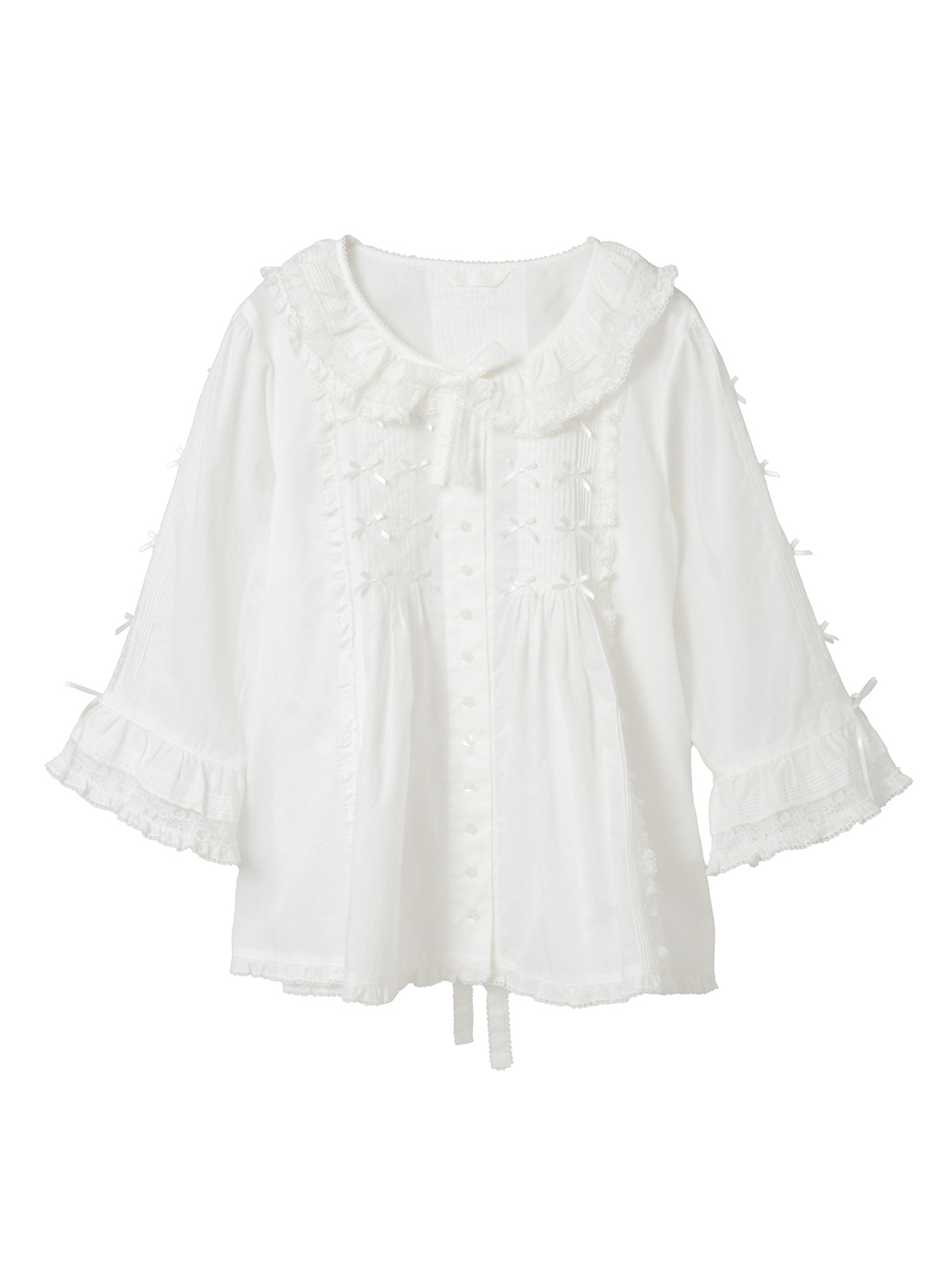 ミニリボンいっぱいローンブラウス｜ピンクハウスオフィシャル