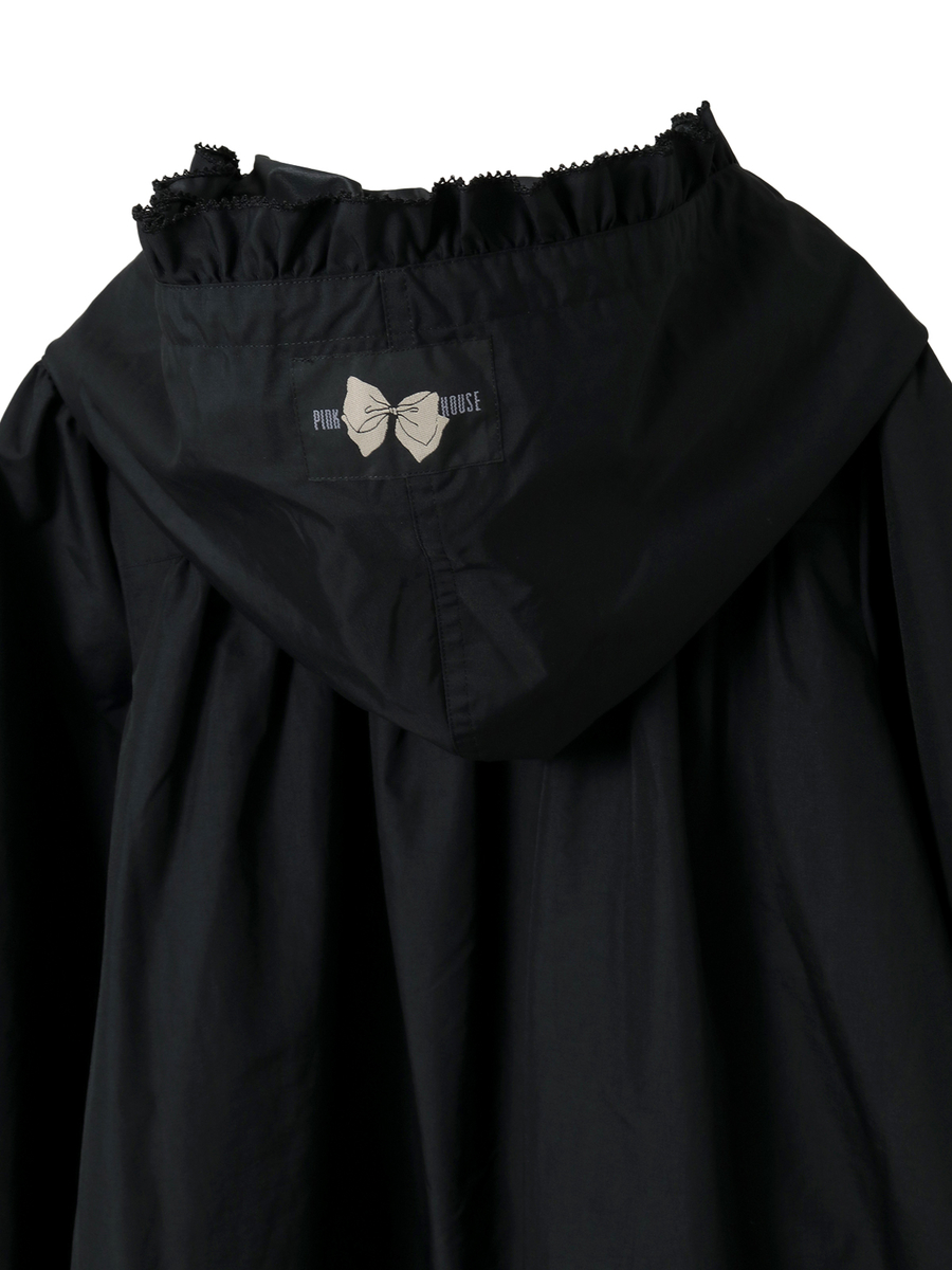 フリル使いレインコート 詳細画像 アカチェック 12