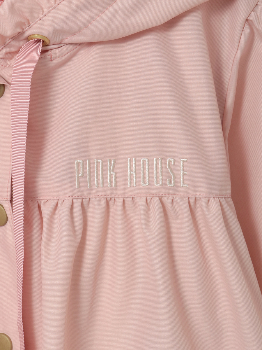 フリル使いレインコート 詳細画像 アカチェック 13