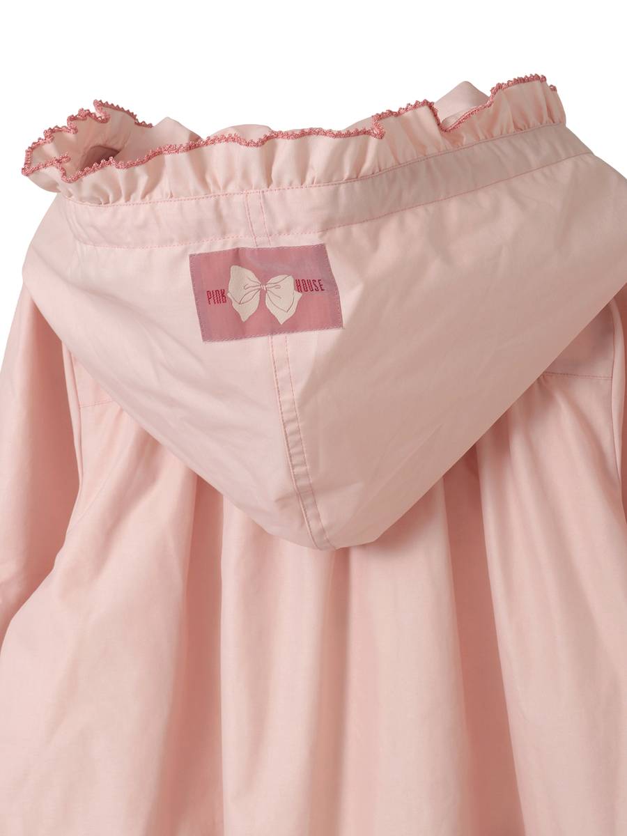 フリル使いレインコート 詳細画像 アカチェック 15