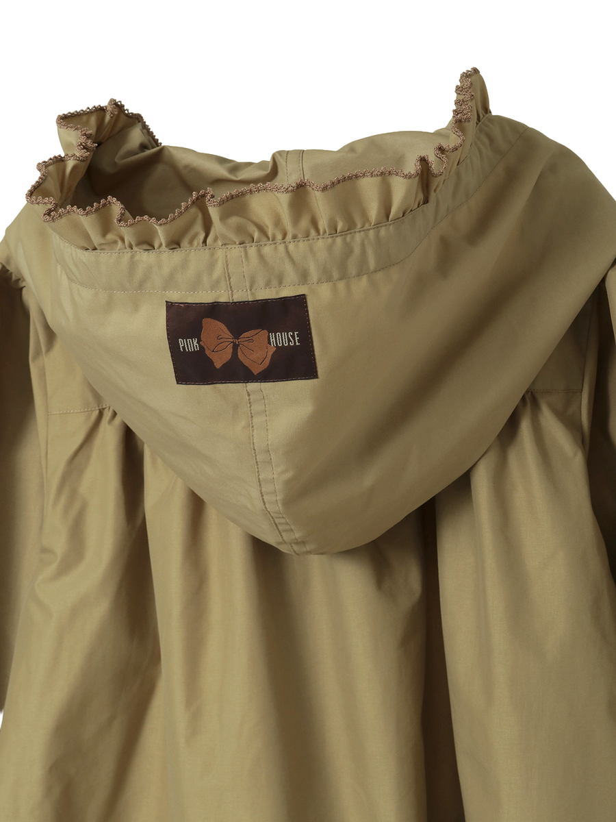 フリル使いレインコート 詳細画像 アカチェック 18