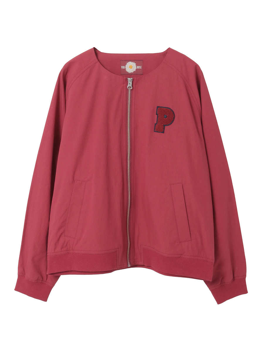 Pロゴワッペン使いブルゾン｜ピンクハウスオフィシャルオンライン