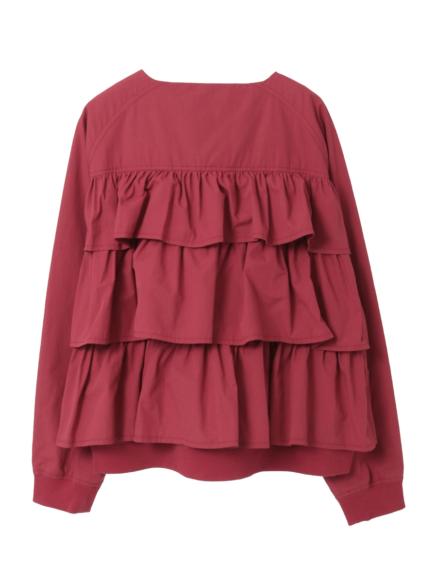 Pロゴワッペン使いブルゾン 詳細画像 アカ 2