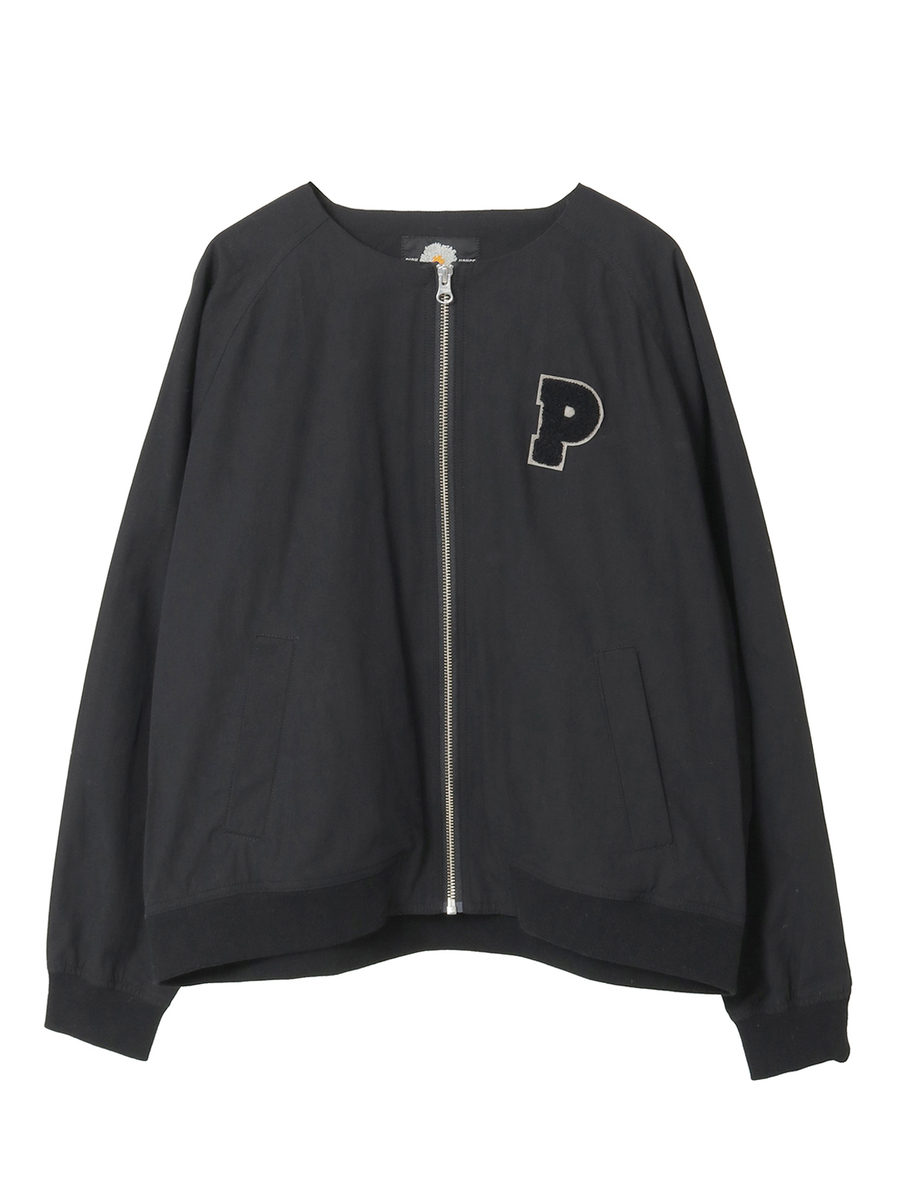Pロゴワッペン使いブルゾン 詳細画像 クロ 1