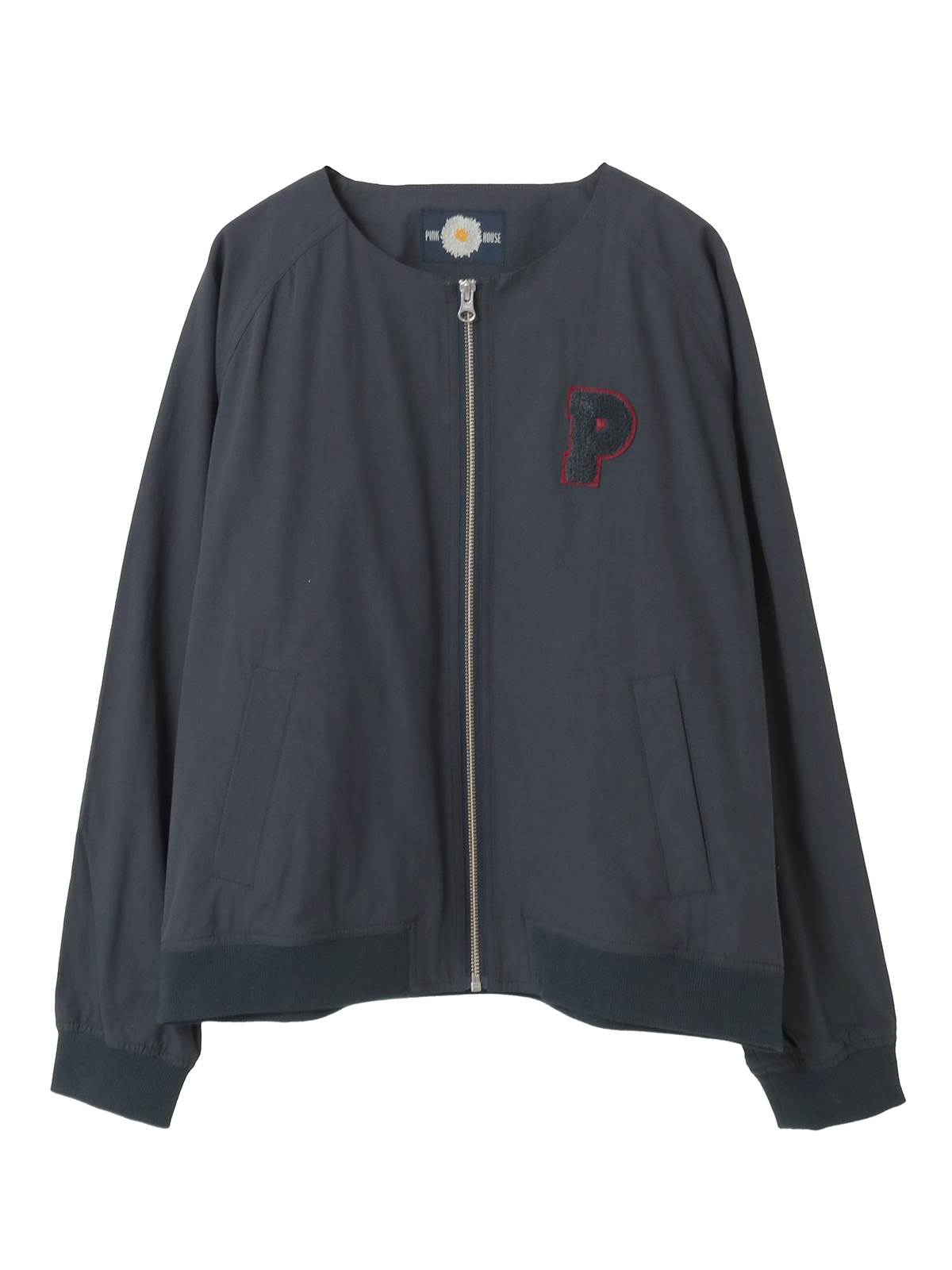 Pロゴワッペン使いブルゾン｜ピンクハウスオフィシャルオンライン