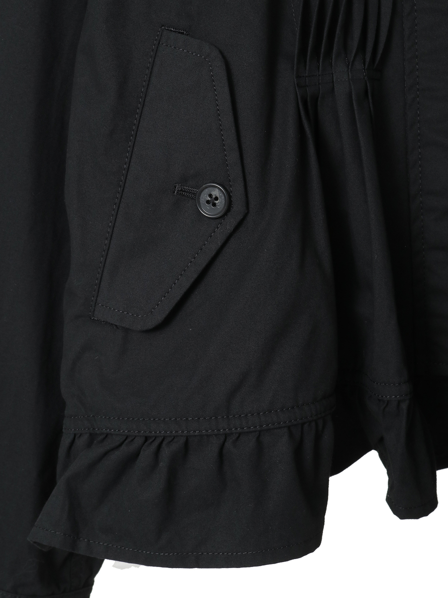 フリル使いフードブルゾン 詳細画像 クロ 10