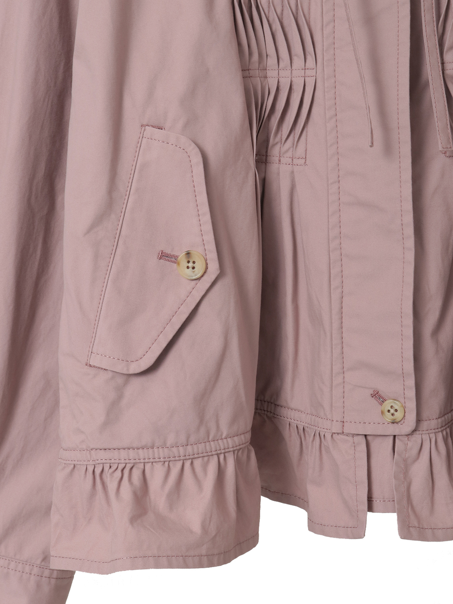 フリル使いフードブルゾン 詳細画像 クロ 13