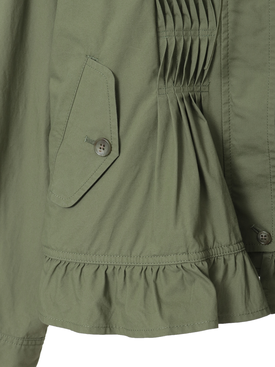 フリル使いフードブルゾン 詳細画像 クロ 17