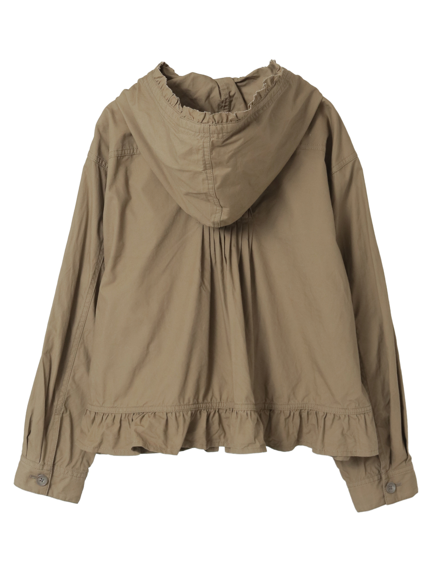 フリル使いフードブルゾン 詳細画像 クロ 2