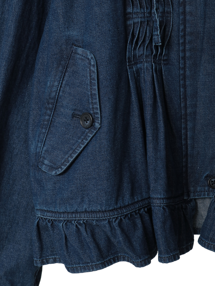 フリル使いフードブルゾン 詳細画像 クロ 20