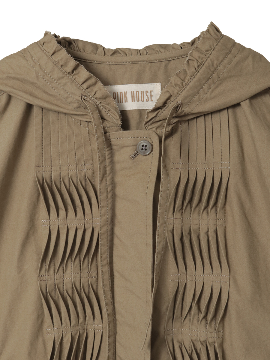 フリル使いフードブルゾン 詳細画像 クロ 3