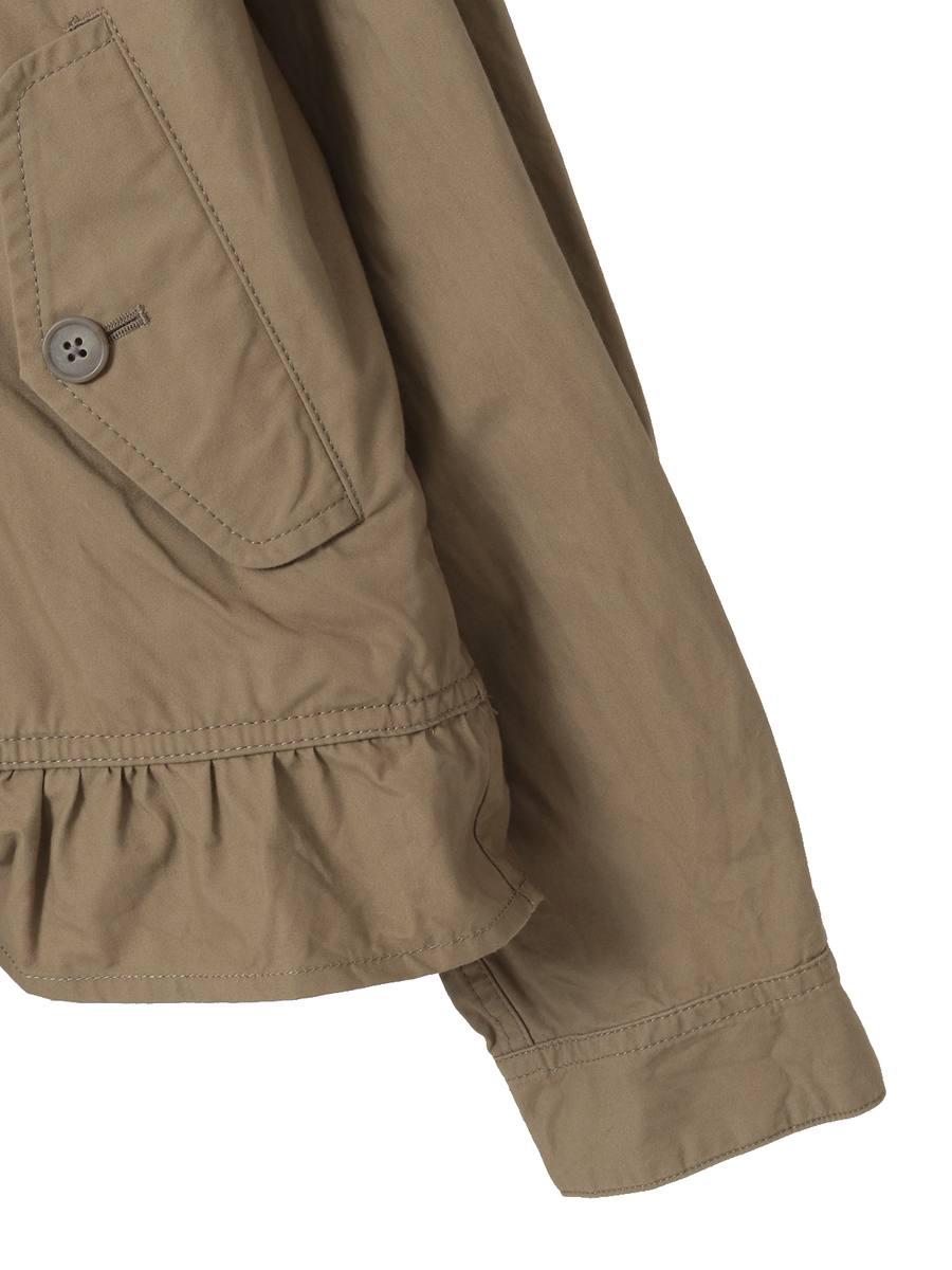 フリル使いフードブルゾン 詳細画像 クロ 5