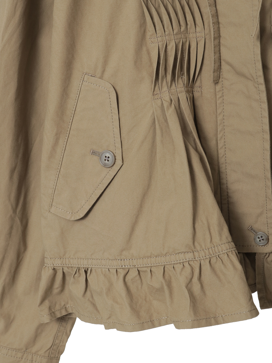 フリル使いフードブルゾン 詳細画像 クロ 6