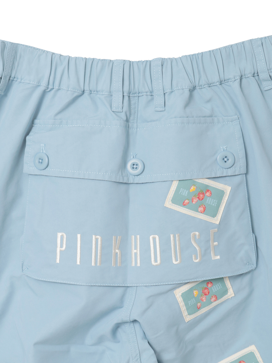 苺ブーケ刺繍カーゴパンツ 詳細画像 グリーン 13