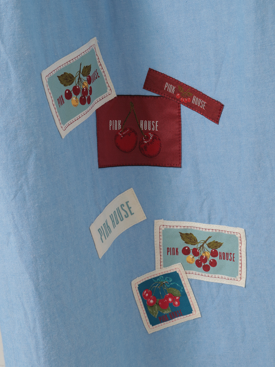 ネームワッペン使いダンガリーワイドパンツ 詳細画像 インディゴ 10