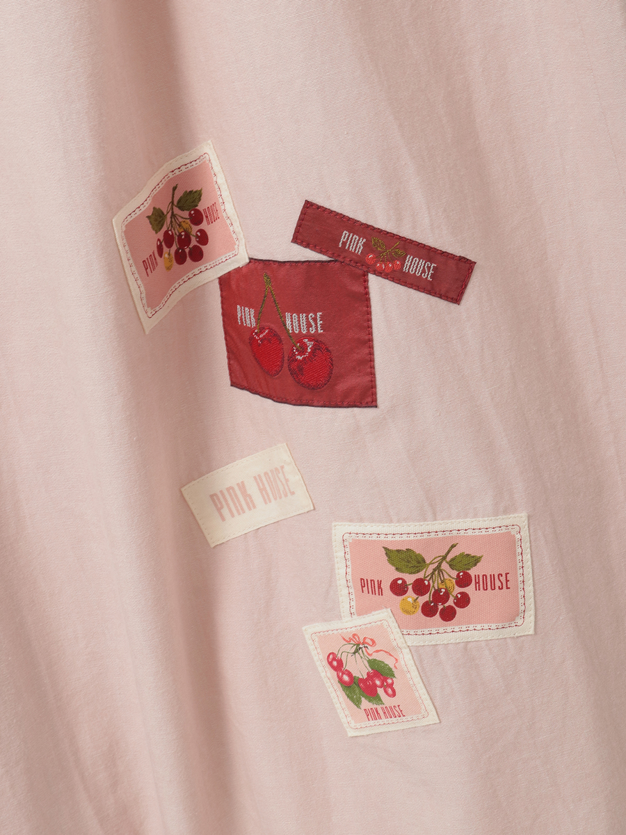 ネームワッペン使いダンガリーワイドパンツ 詳細画像 インディゴ 9