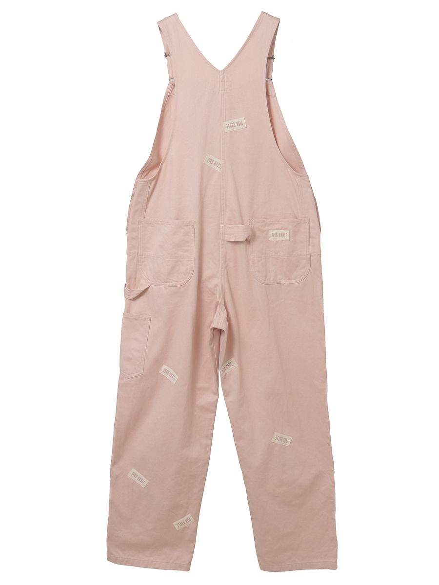 ネームワッペンいっぱいオーバーオール 詳細画像 ピンク 2