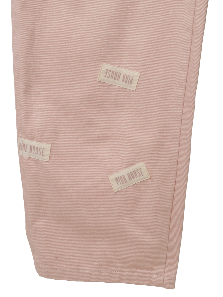 ネームワッペンいっぱいオーバーオール 詳細画像 ピンク 8