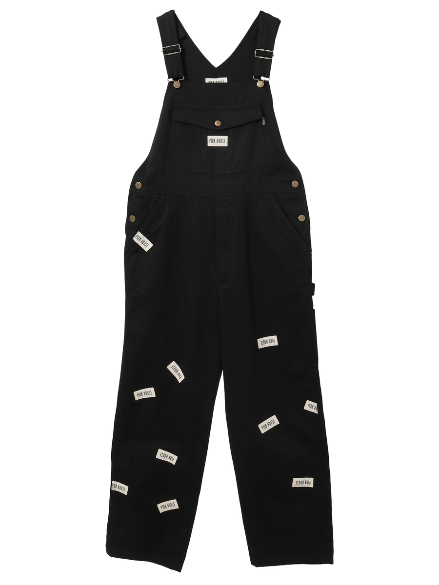 ネームワッペンいっぱいオーバーオール 詳細画像 クロ 1