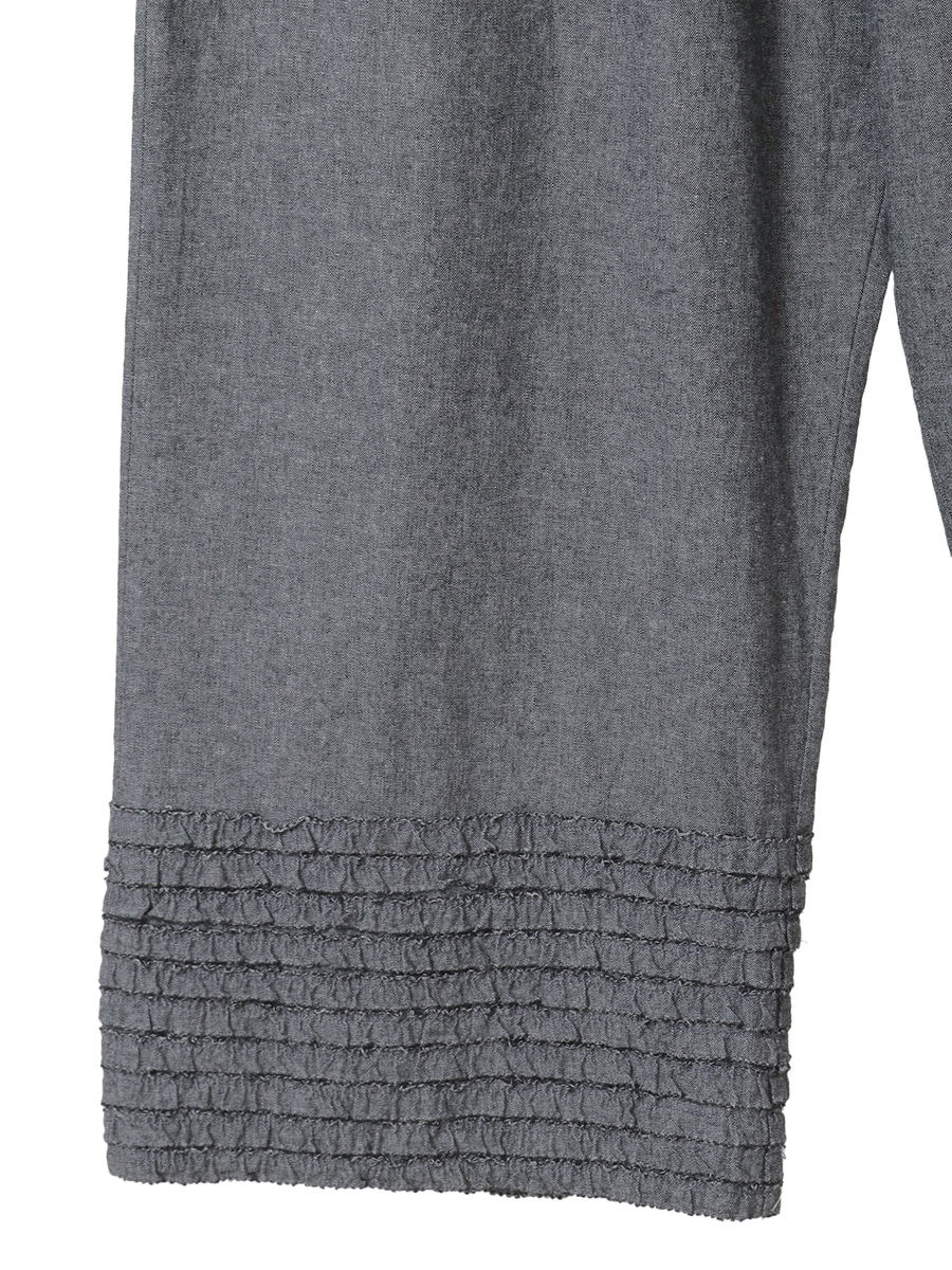 裾フリル使いダンガリーパンツ 詳細画像 アカ 7