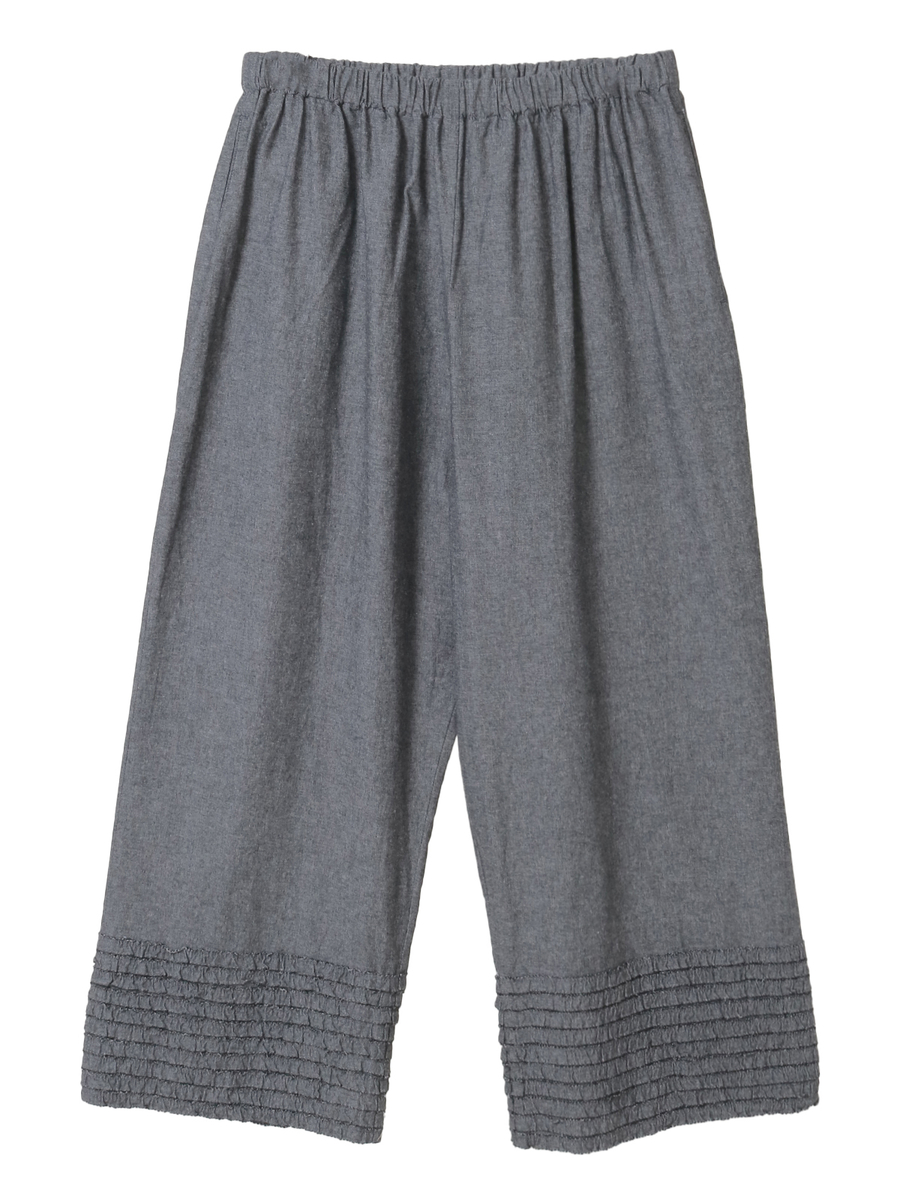 裾フリル使いダンガリーパンツ 詳細画像 クロ 1