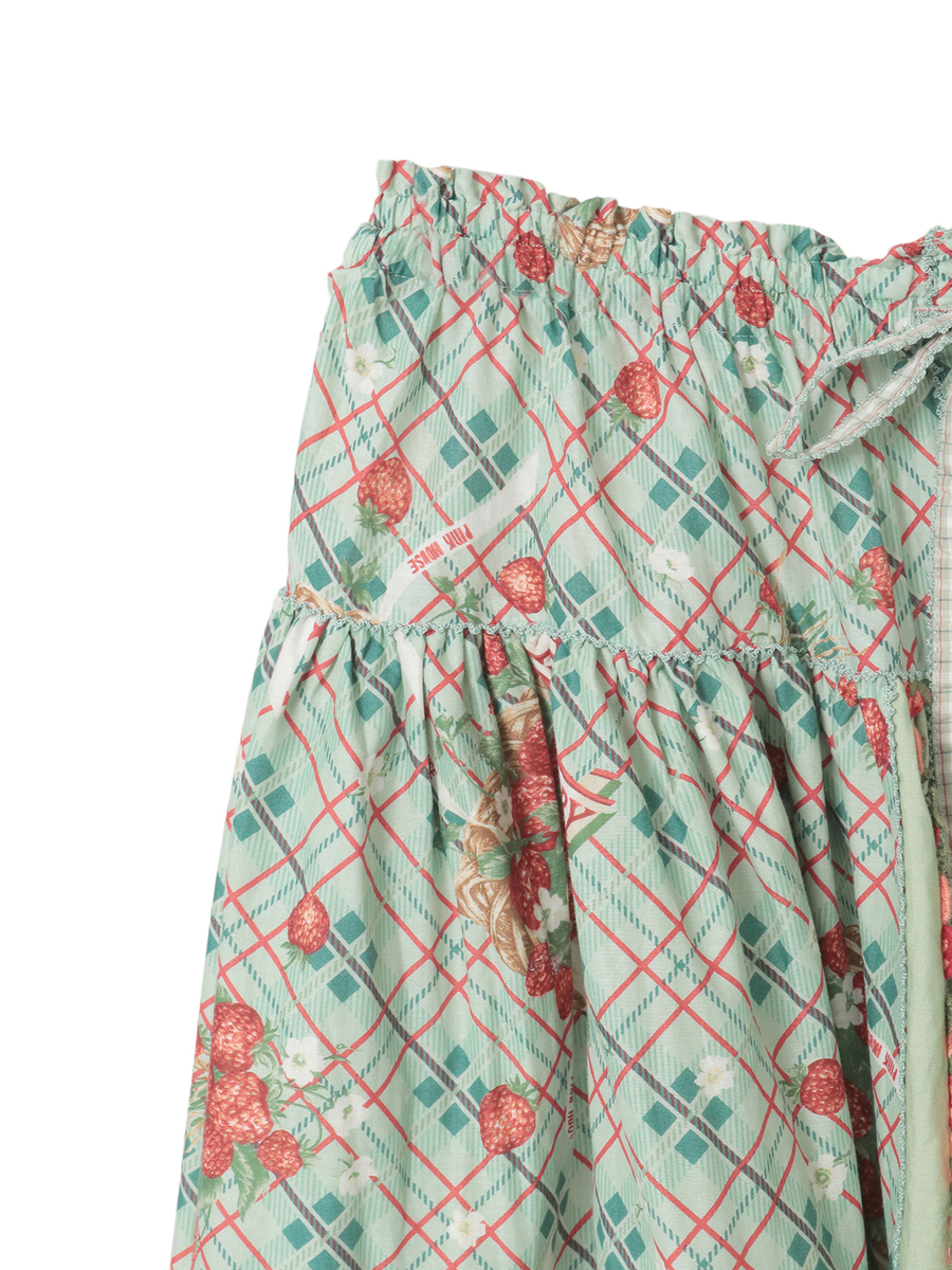 苺リースプリントスカート 詳細画像 クロ 3