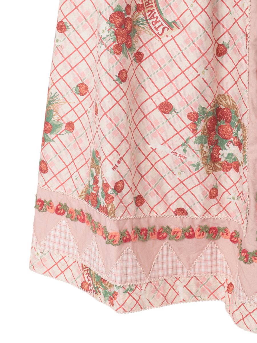 苺リースプリントスカート 詳細画像 クロ 7