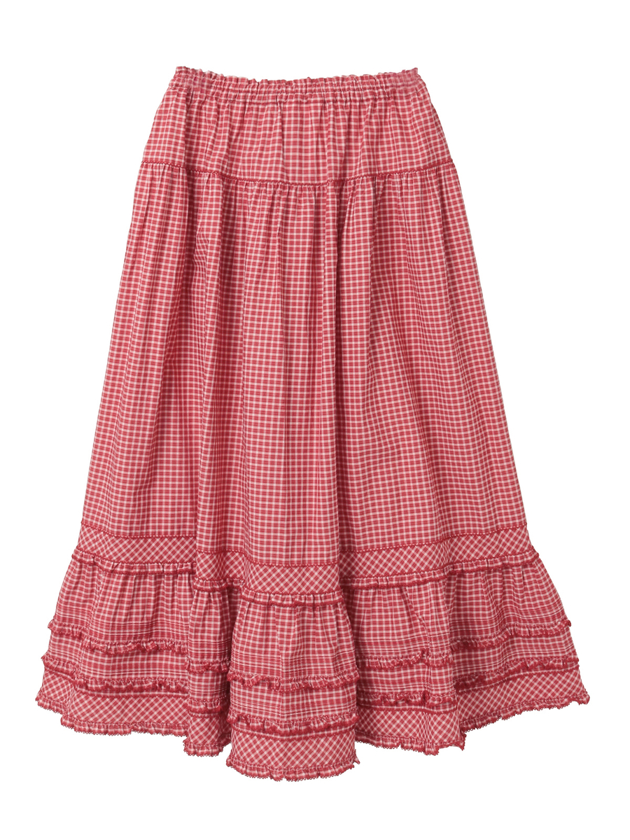 オリジナルチェックスカート 詳細画像 グリーン系 2