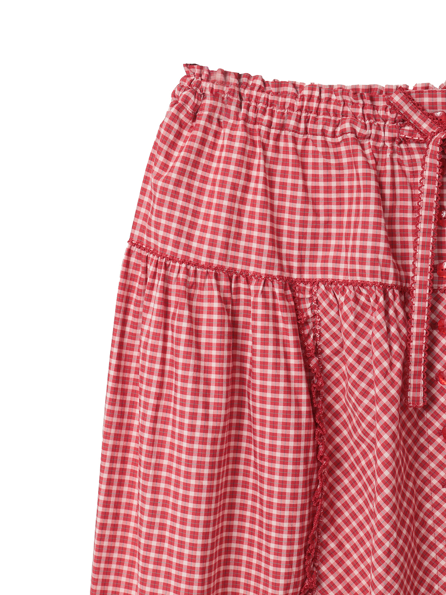 オリジナルチェックスカート 詳細画像 グリーン系 5