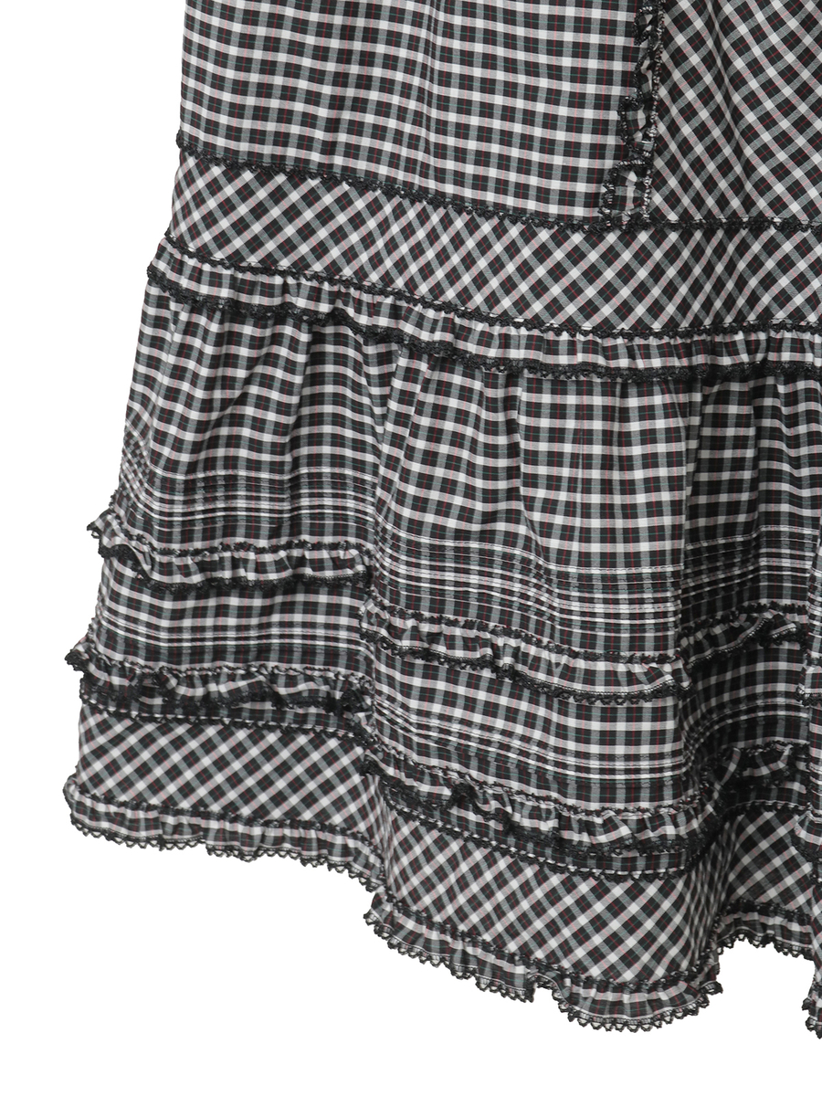 オリジナルチェックスカート 詳細画像 グリーン系 6