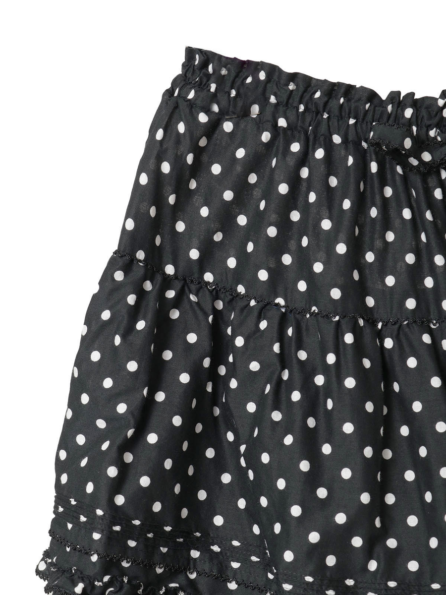 フリル使いロングスカート 詳細画像 ピンク&times;シロ 4