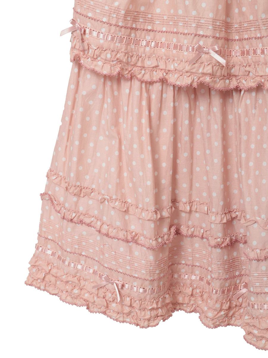 フリル使いロングスカート｜ピンクハウスオフィシャルオンラインストア