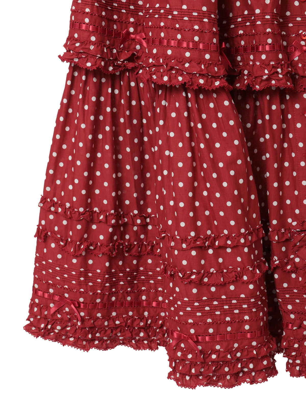 フリル使いロングスカート｜ピンクハウスオフィシャルオンラインストア