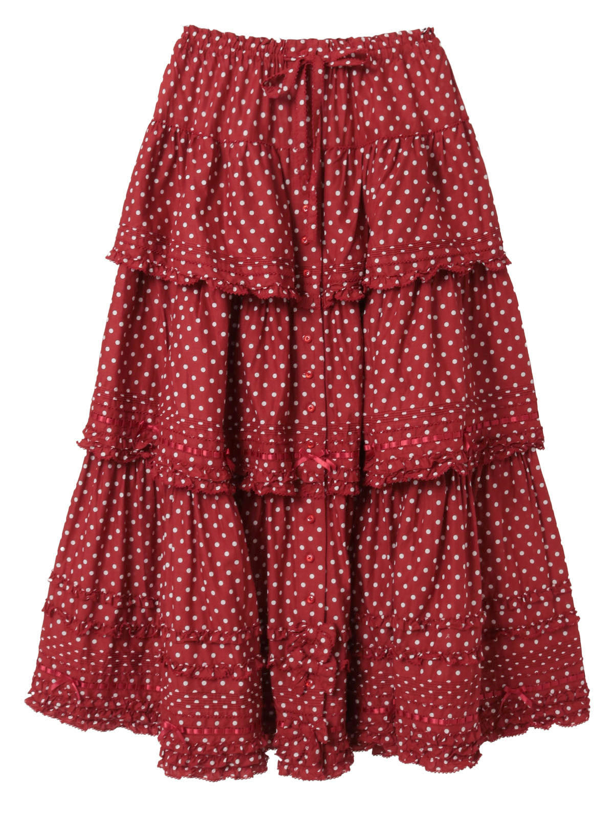 フリル使いロングスカート｜ピンクハウスオフィシャルオンラインストア