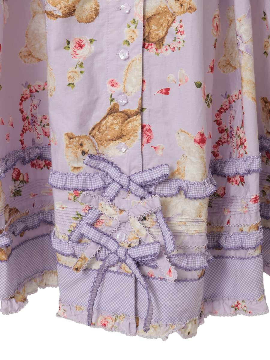 テディローズプリントスカート 詳細画像 クロ 10