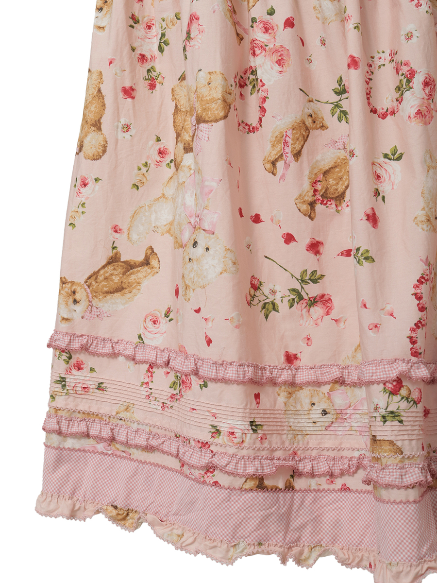 テディローズプリントスカート 詳細画像 クロ 5