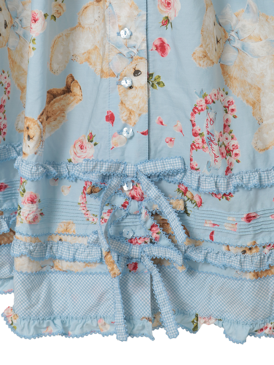 テディローズプリントスカート 詳細画像 クロ 9