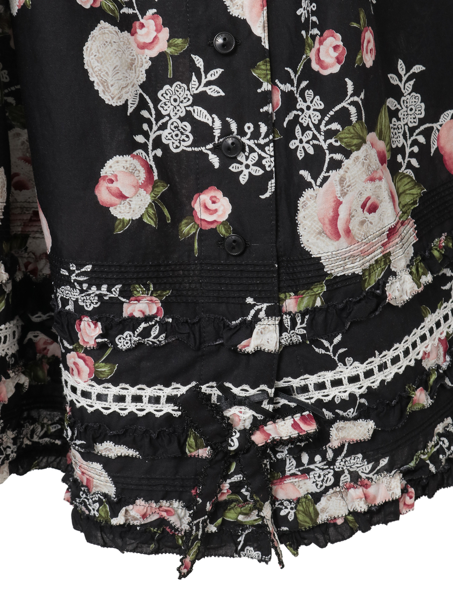 ポワン・ド・ローズプリントスカート 詳細画像 キナリ 7