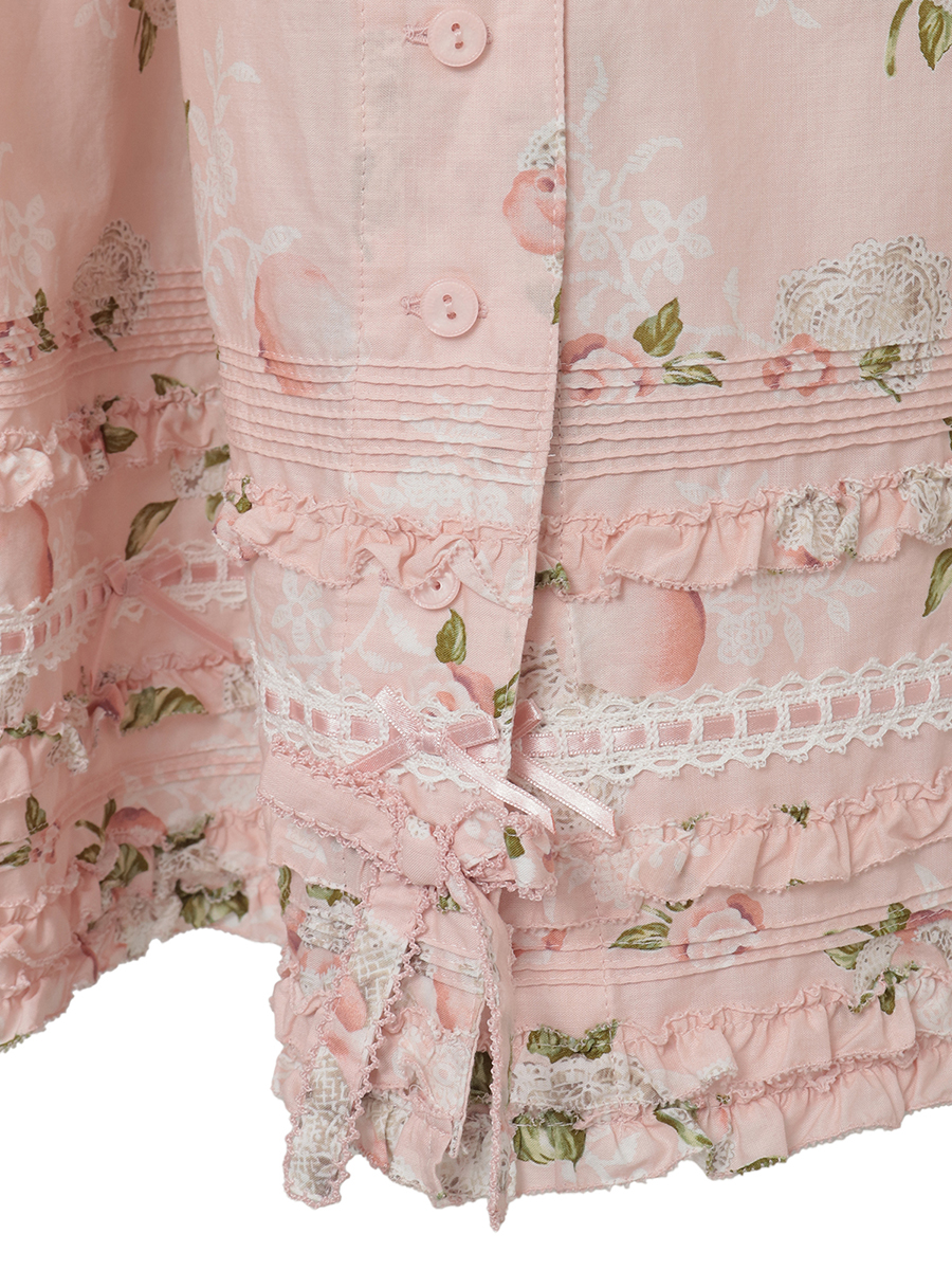 ポワン・ド・ローズプリントスカート 詳細画像 キナリ 9