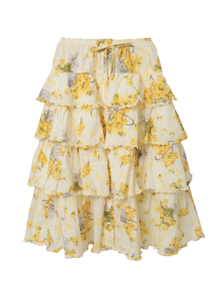 なのはなプリントスカート