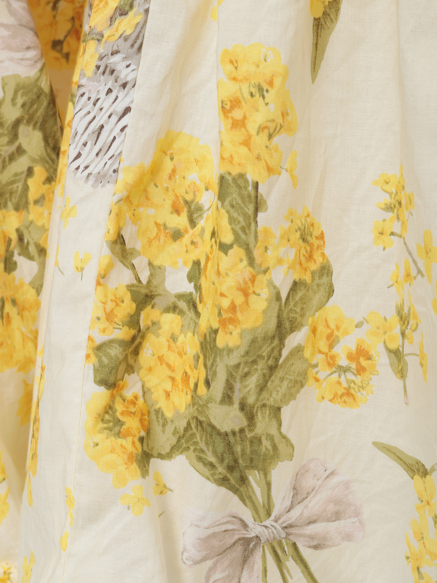 なのはなプリントスカート 詳細画像 ミズイロ 6