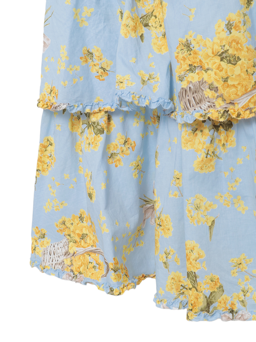 なのはなプリントスカート 詳細画像 ミズイロ 8